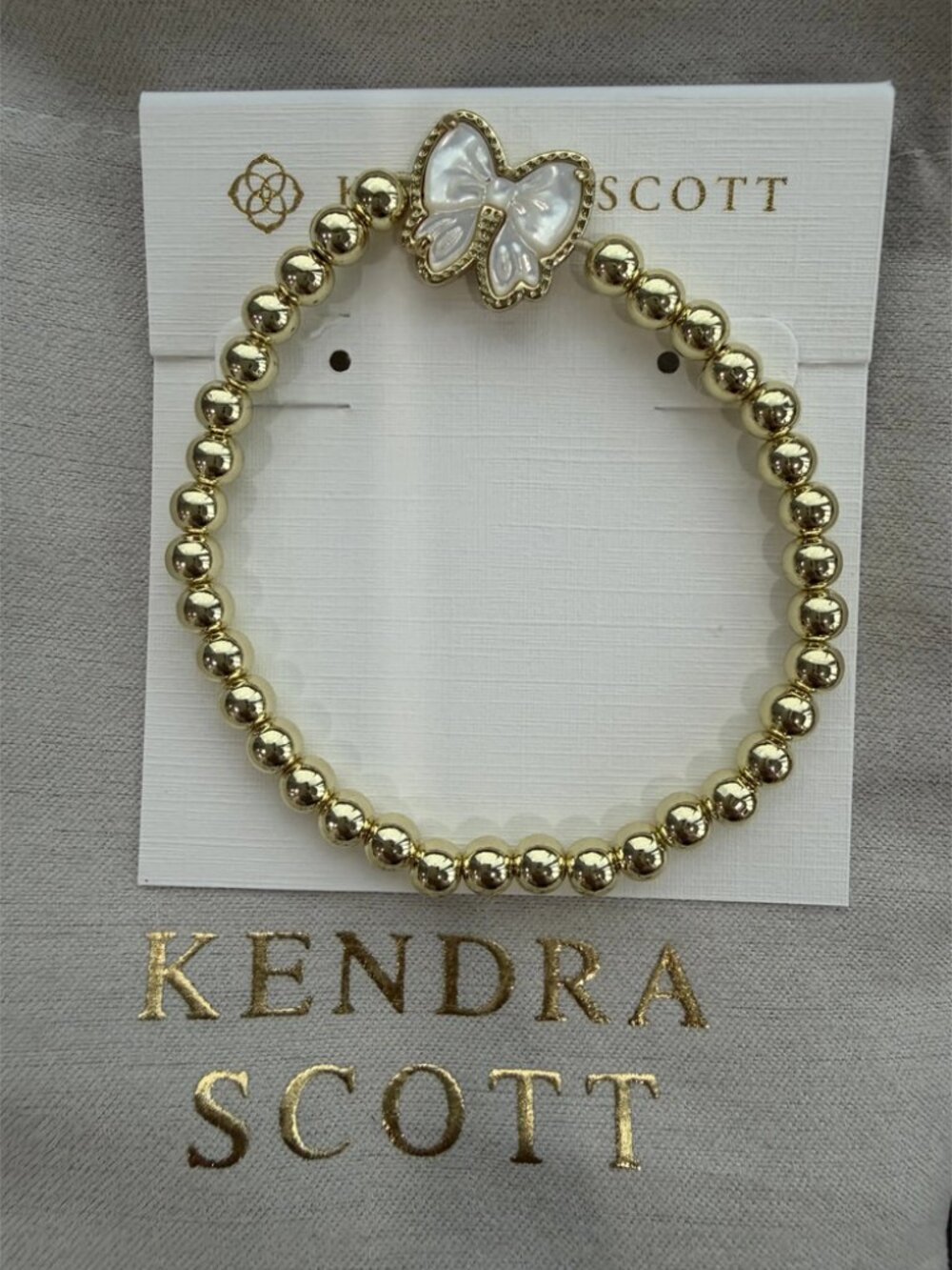 Kendra Scott Butterfly Beaded Stretch Bracelet